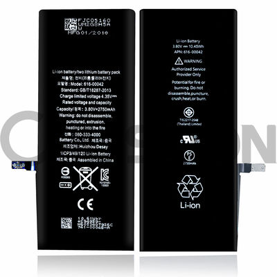 2750mAh OEM αντικατάσταση μπαταρίας για iPhone 6 Plus Πιστοποιητικό FCC